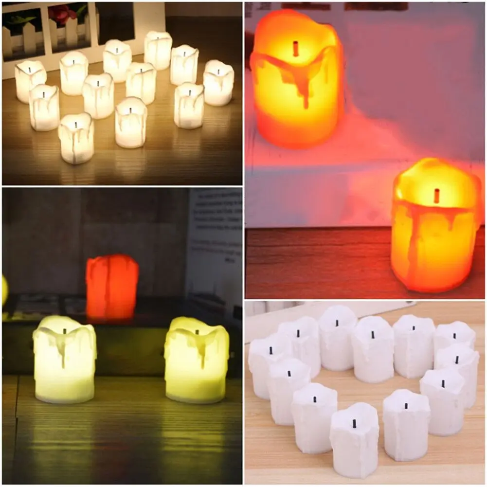 Cheap Led Electric Candles Battery Powered Tealight Candles Warm White