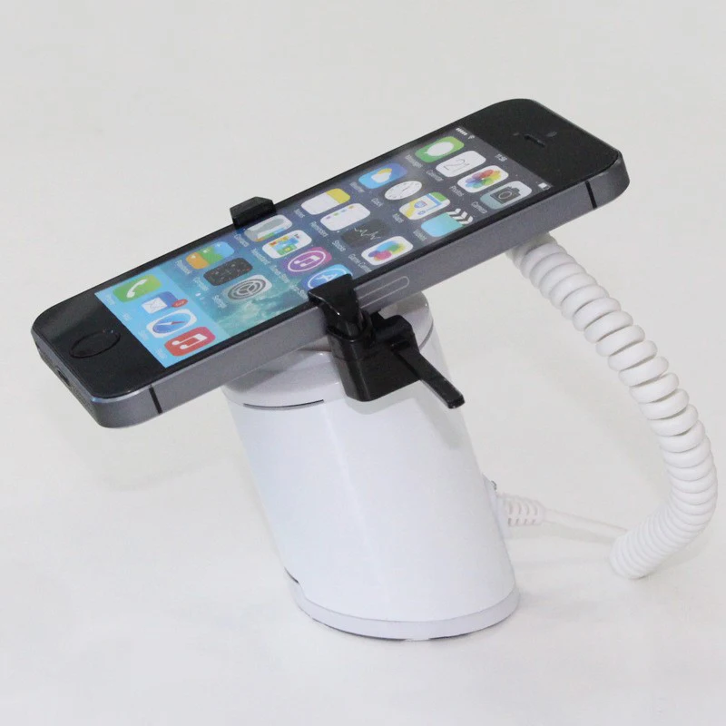 

Smartphone Anti Theft Alarm Charging Stand Standalone Cell Phone Security Display Holder with Alarm for Retail Stores