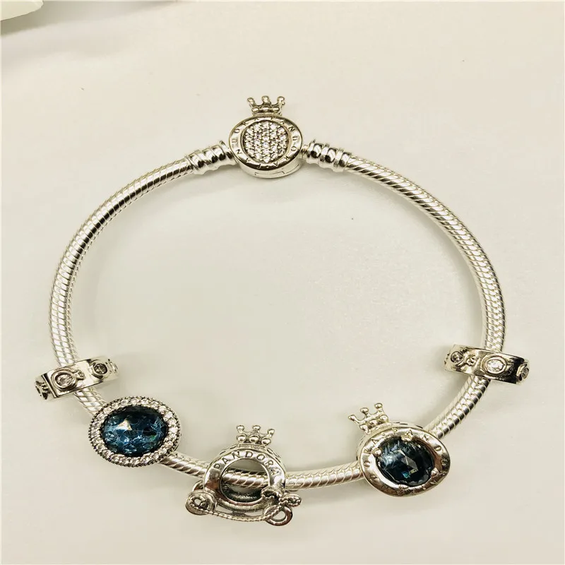 

RX Jewelry Company Sells 100% 925 Sterling Silver 925ale Set Bracelet Fits Original Pandora To Support Photo Customization