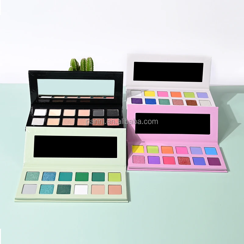 

Custom Makeup Cardboard Eyeshadow Palette Wholesale Pick Your Own Colors Eyeshadow Private Label