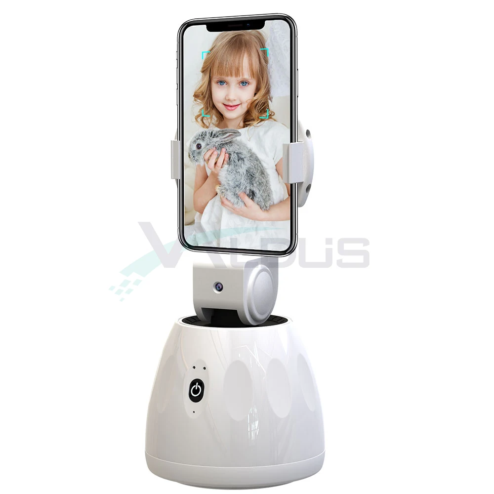 

Valdus 2022 Cellphone Stand Rotate 360 Auto Tracking Smart Shooting Phone Holder Motion Q3 Intelligent Ai Tracking Ptz Cameras