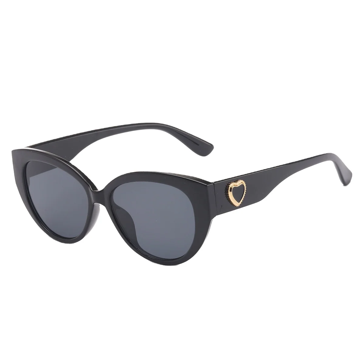 

[RTS]2021Current Fashion Designer Styling Cat Eye PC Sunglasses CE With Heart in the Temple Custom Glasses