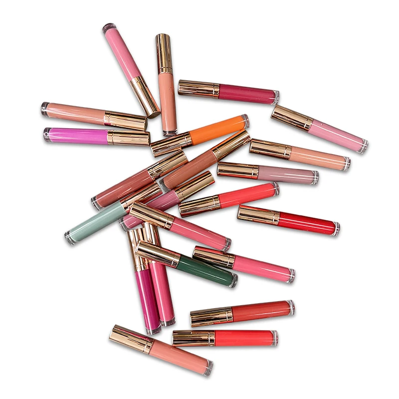 

Wholesale Multi Colors Lip Gloss Custom Logo Lipstick Long Lasting Liquid Lipstick, 24 colors