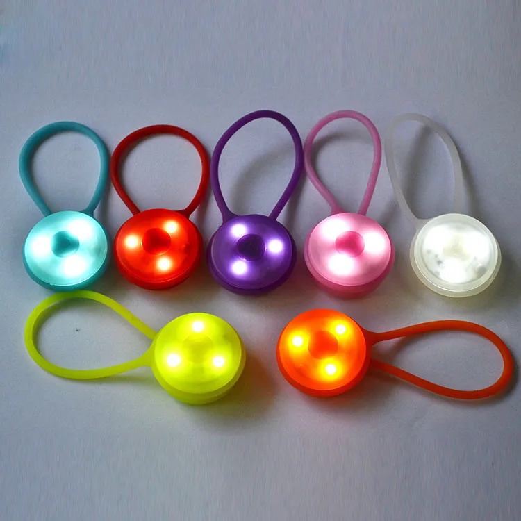 

Non- Removable battery Outdoor Cycling Running Backpack Safety Warning LED Silicone Bag Light At Night