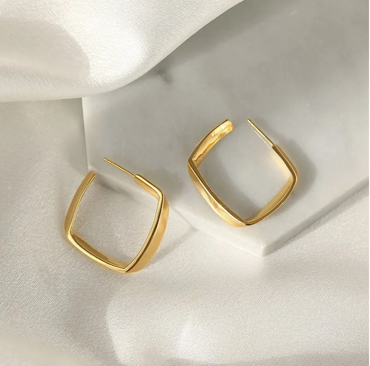 

High Quality Popular Stainless Steel Hoop Earrings Big Hoop Earrings Stainless Steel, Gold