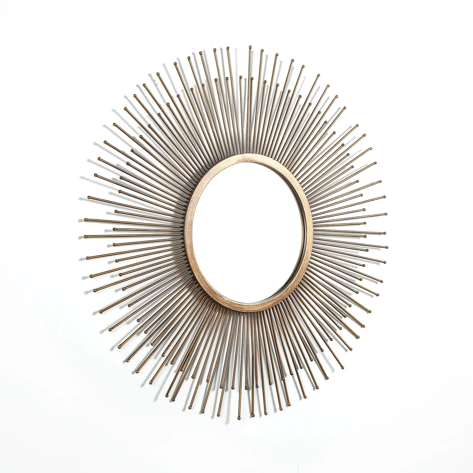 60x60cm  New Dropshipping Products Custom Various Shape Home Decorative Wall Mirrors Modern Decor Indoor Wood Frame Wall Mirror