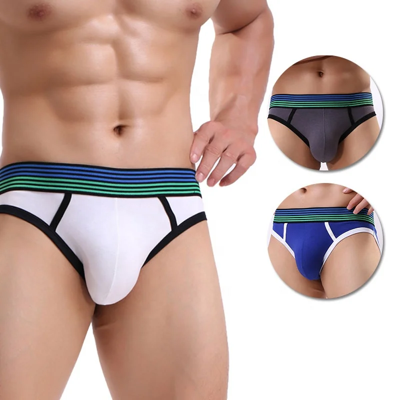 

Wholesale Sexy Man Boxer Briefs Cotton breathable mens Brief plus size Gay Boys Mens Underwear Shorts, Picture