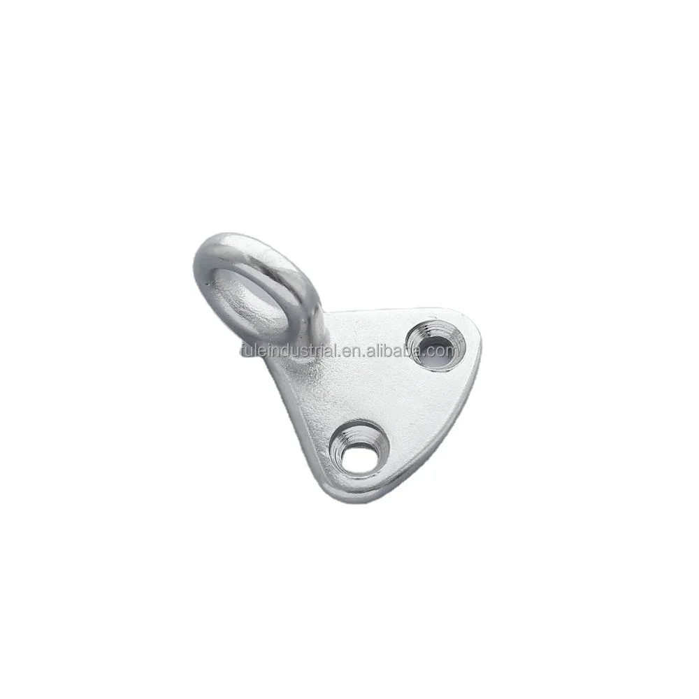 

Stainless Steel 316 Pad Eye Fender Fending Hook Rope Boat Sail Tug Ship marine Hardware coat cap hook