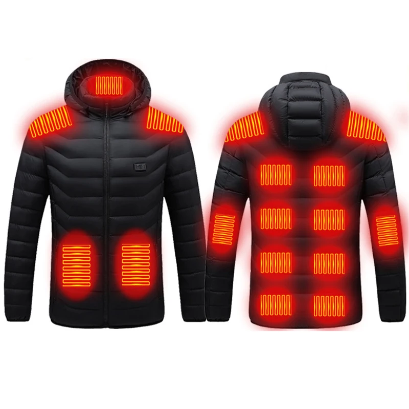 

2022 Winter Outdoor Lightweight Down Electric Heated Jacket Men