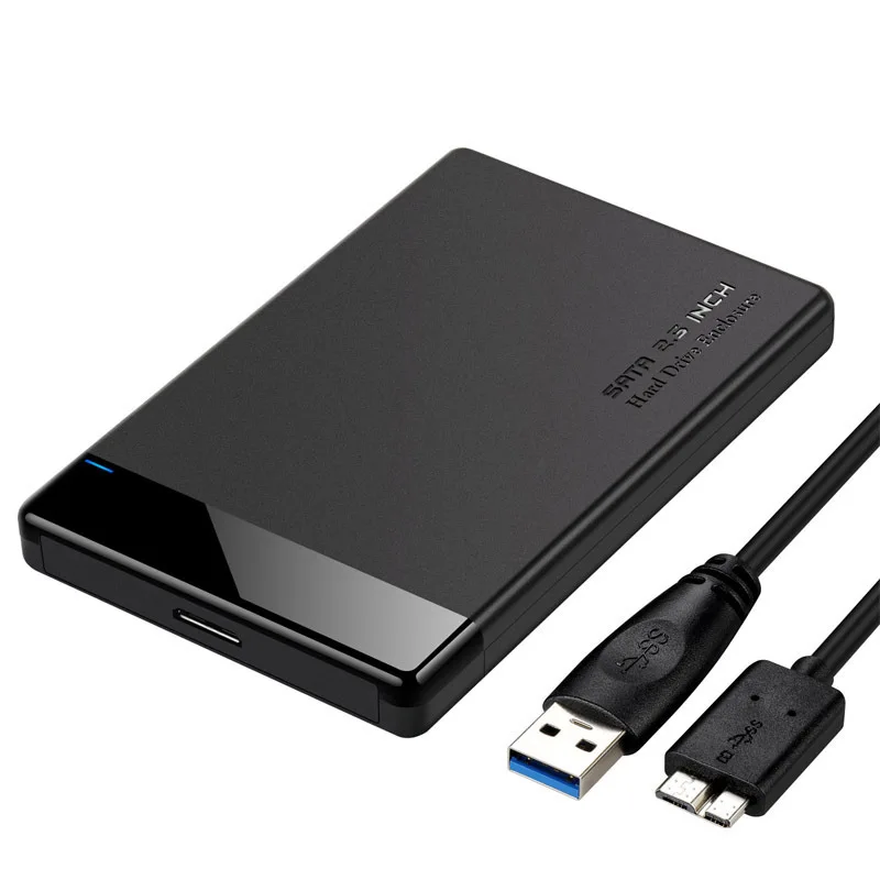 

2.5 inch 7.5mm 9.5mm SATA hard drive case external usb3.0 hdd enclosure, Black
