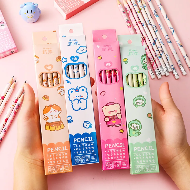 

New 10-piece-Pencil Set School Supplies Children Stationery set pen student pencil set