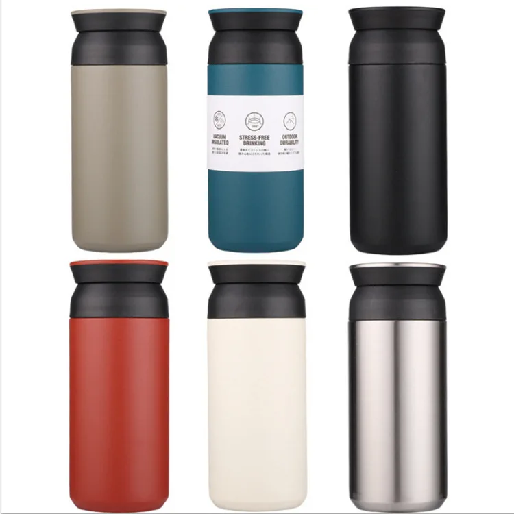 

Amazon hot selling kinto Japanese 304 stainless steel vacuum cup simple fashion vacuum Japanese style thermos, Black, blue,white, red,grey