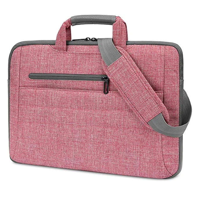 

2021 Laptop Bag for Women Water Resistant Portable Computer Carrying Sleeve Case and Hidden Handle