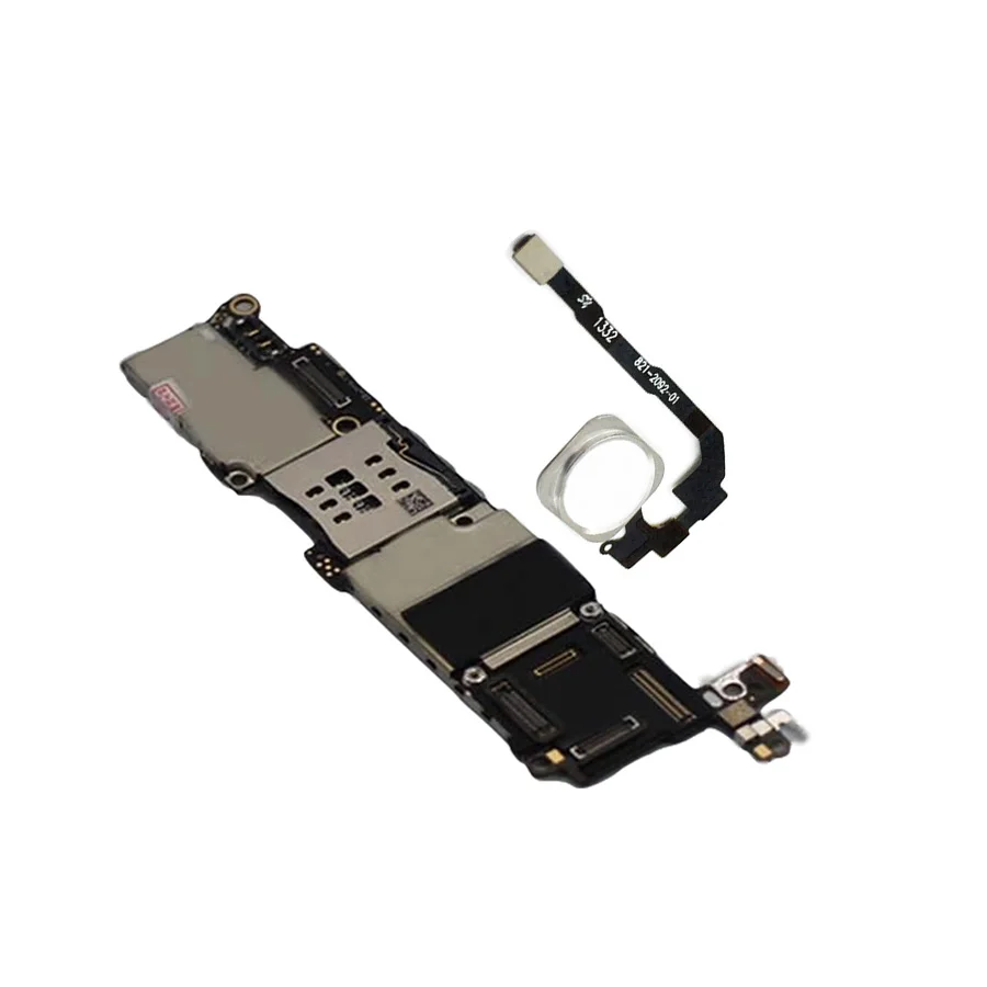 

Wholesale Original Unlocked motherboard NO/with Touch ID for iphone 5SE IOS System logic board original for iphone SE