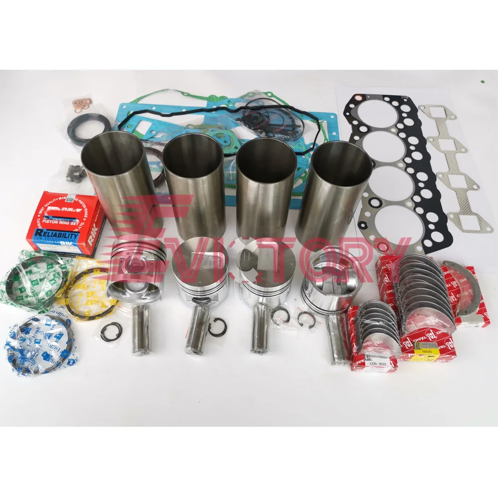 

For Mitsubishi S4Q2 S4Q overhaul gasket kit rebuild set piston liner bearing