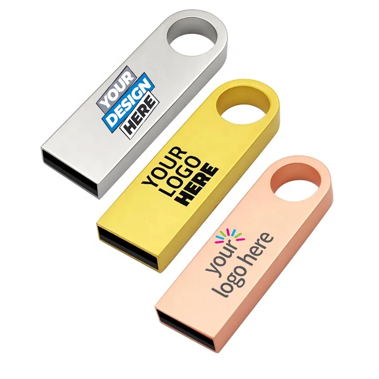 

YONANSON Custom Logo Cheap Metal USB Flash Drive Wholesale Key Chain USB Memory Stick Cheap Pendrive for Corporate Gifts