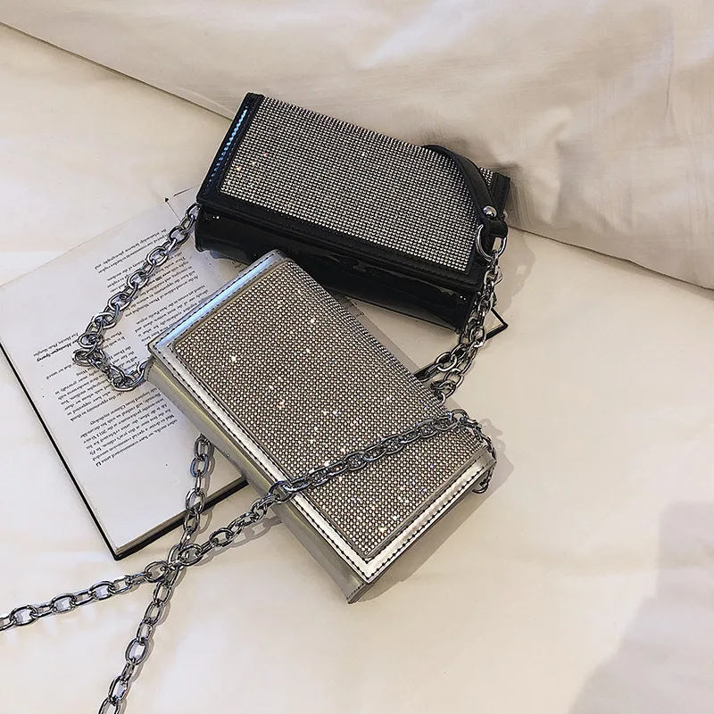 

Shine Rhinestone Bags Women Purses And Handbags Luxury Hand Bags Wholesale, As picture