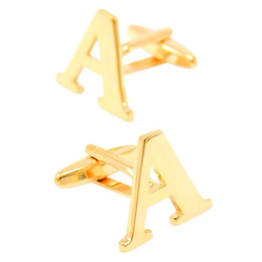 

custom gold and silver letter initial cufflinks,Personalized Suit Shirt Cuff Links Cufflinks For Men street wear formal dress