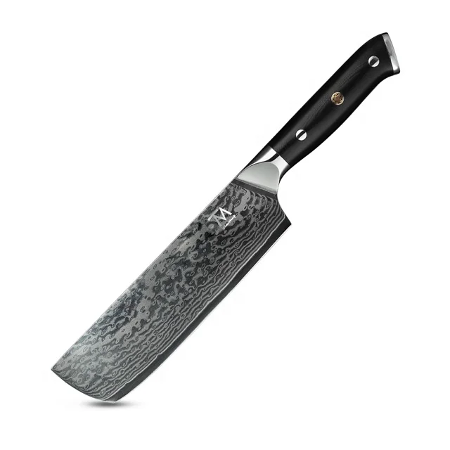 

7 Inch Custom Professional Chef Kitchen Cutting Japanese Damascus Knives Cleaver Knife