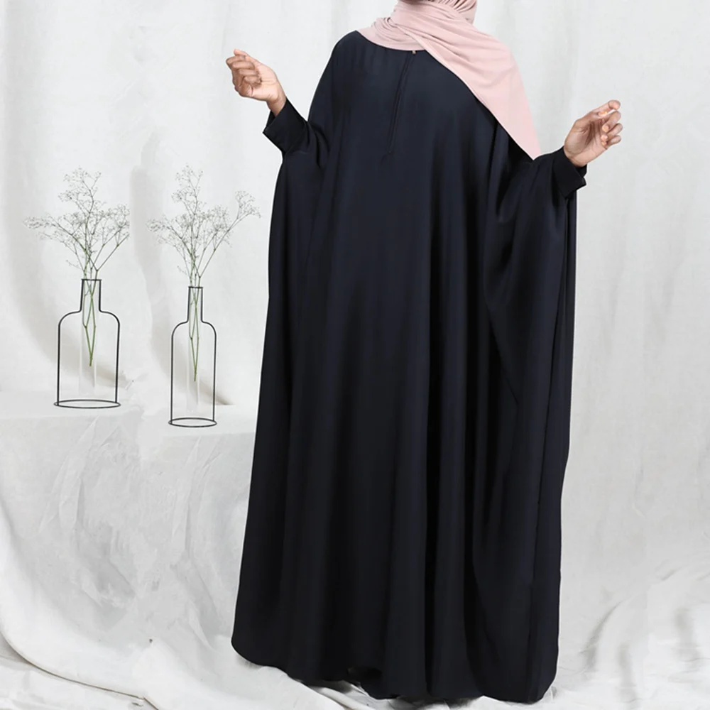 

Turkish Dresses Clothing Middle East Islamic Double Layer Abaya For Muslim Women