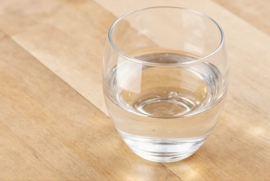 Glass jar filled with clove water sitting on wooden table with whole cloves and citrus slices nearby, demonstrating proper storage method
