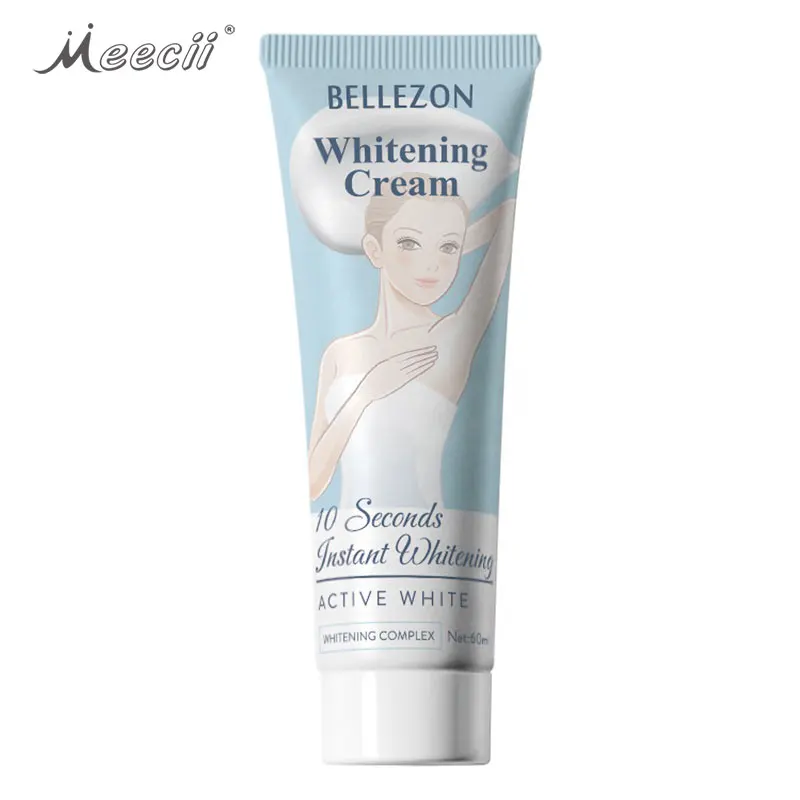 

Whitening Body Cream Underarm Armpit Leg Knee Private Parts Brightening Melanin Remover Black Skin Whitening Cream, White cream