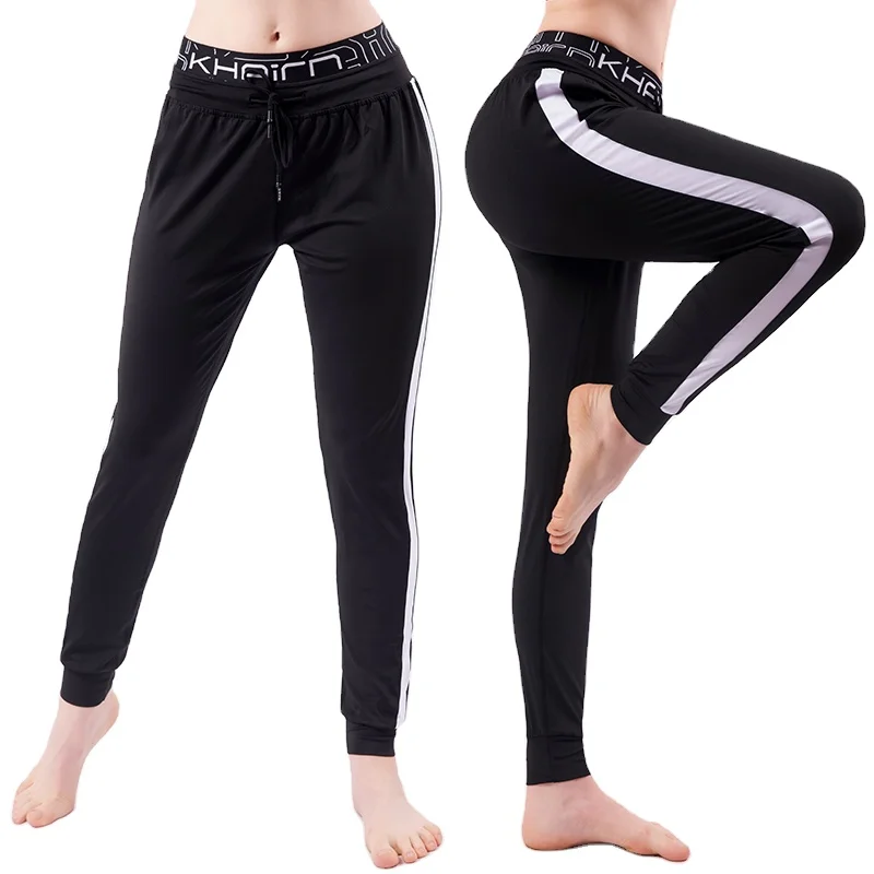 

Custom Women Yoga Pants Loose sweatpants ladies stretch quick-drying leisure running fitness pants, Customized colors