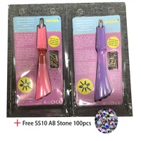 

7 sizes mold Hotfix tools machine Rhinestone Applicator wand tool with stand rhine stone pens hand home