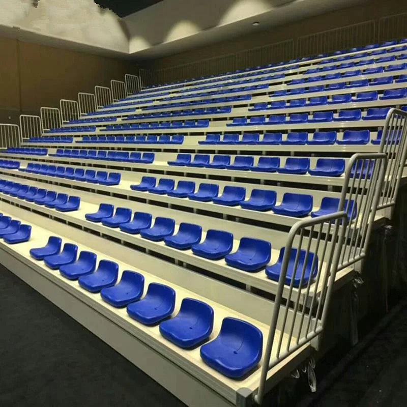 

Telescopic grandstand seats Stadium fixed Bleachers chairs Customized stands with seating for Attendance rostrum, Red, green, yellow, blue, or customized