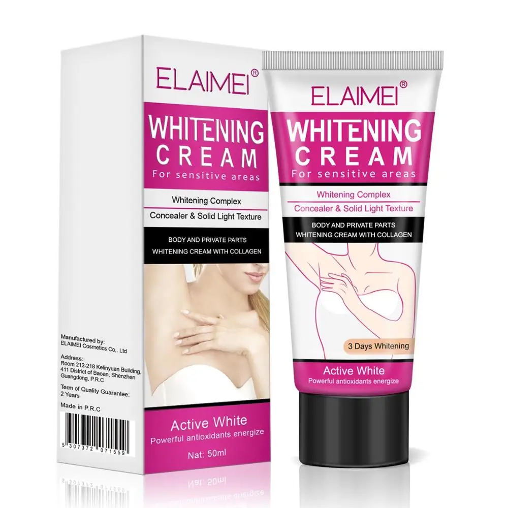 

ELAIMEI Underarm Whitening Cream Armpit Whitening Cream Legs Knees Private Parts Body Whitening Cream Korean Cosmetics Skin Care