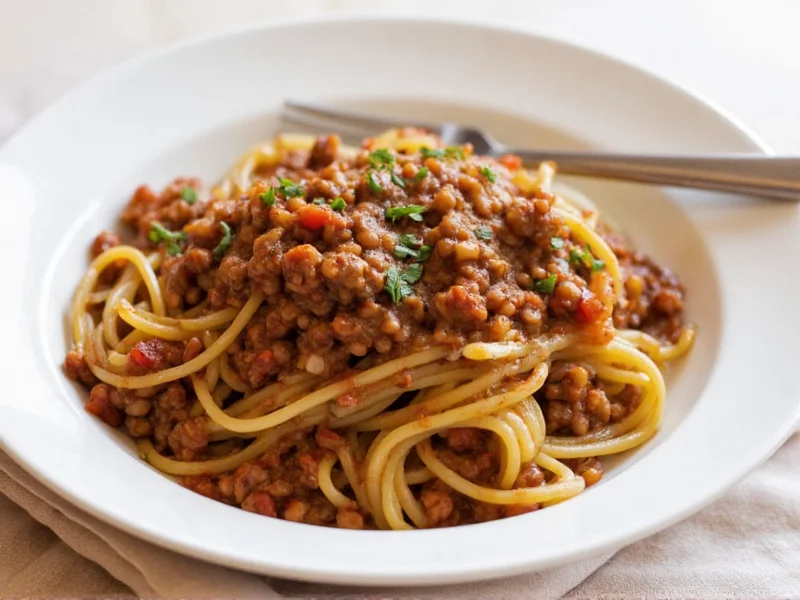 Authentic Lentil Bolognese Recipe in 45 Minutes