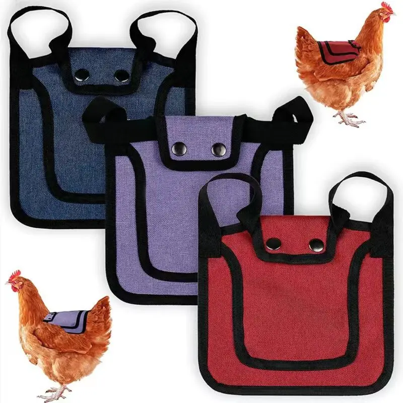 

Chicken Saddle Vest Single Strap Hen Duck Wing Protection Standard Chicken Jackets Hen Apron Poultry Care Accessories