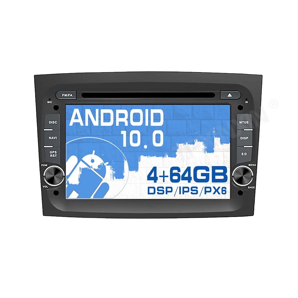 

Android 10 DSP PX6 For Fiat Doblo 2018 2016 2017 Car GPS Navigation Auto Radio Stereo DVD Multimedia Video Player HeadUnit 2Din