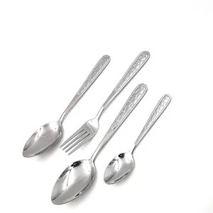 Image of high mirror finishing stainless steel 18/10 flatware cutlery sets