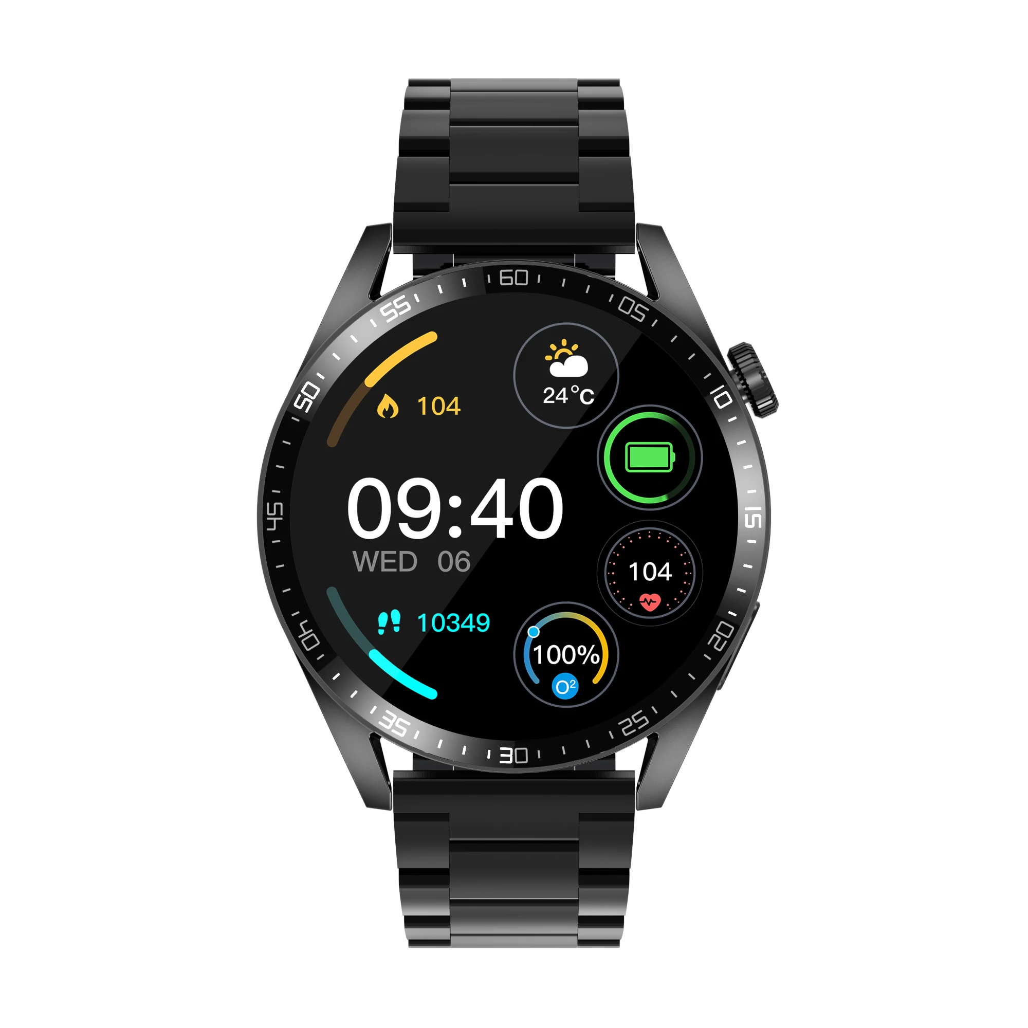 

Fw03 Round Calling Men Smart Watches Touch Screen Android Ios 1.32 Inch Rotatable Nfc Control Waterproof Smartwatch New Arrivals