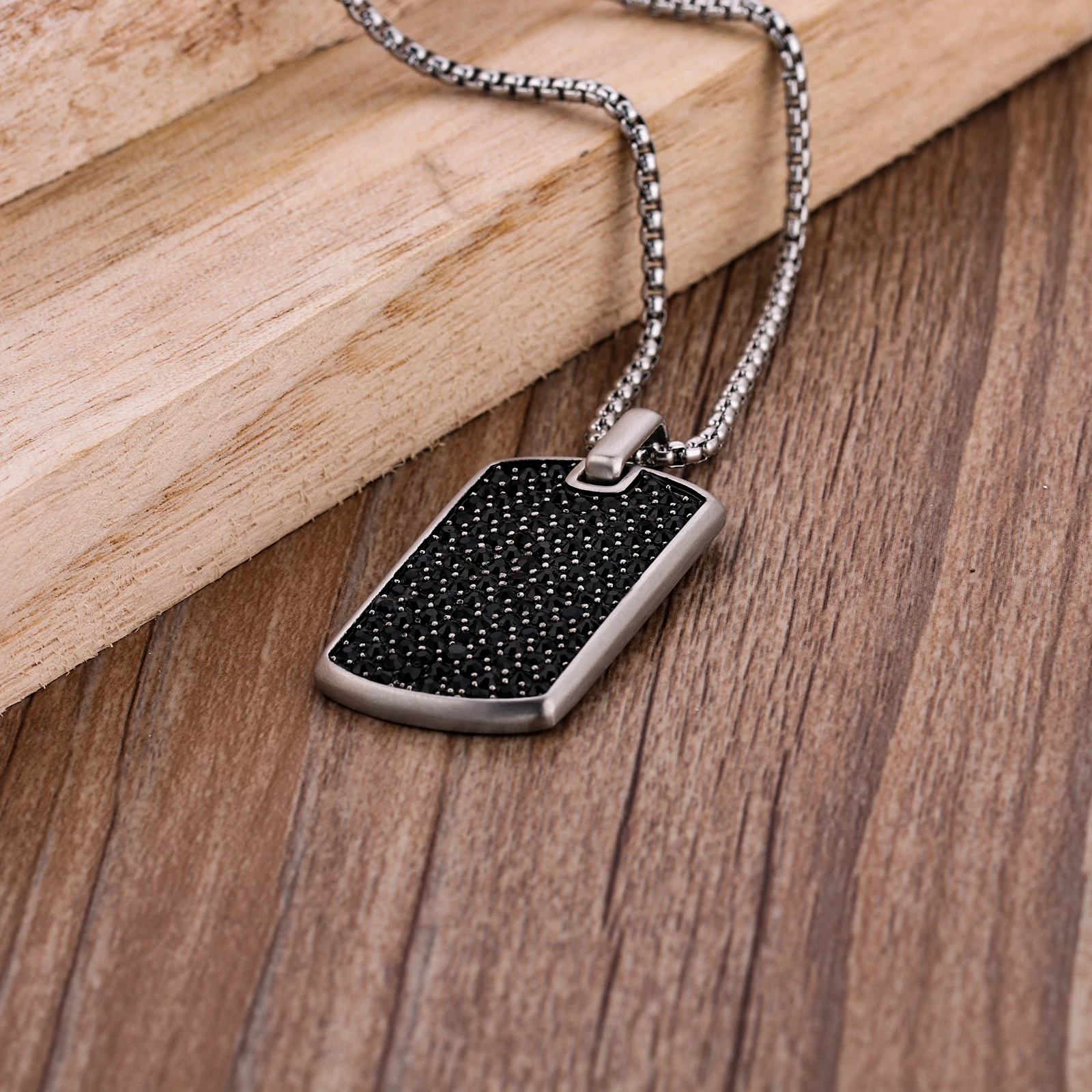 Hot Military Dog Tag Mens Stainless Steel Pendant Ball Bead Chain Necklace CtSP 
