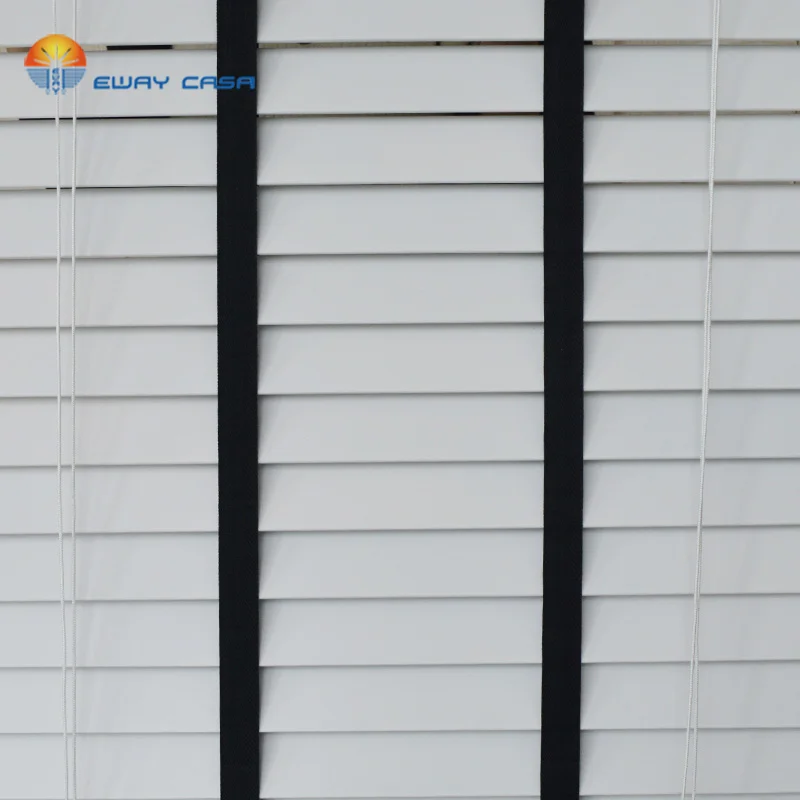 
Customized Wooden Blinds Real wood Slats Horizontal Blinds No.:WB_MB580 