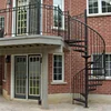 Make Your Own Industrial External Outside Stainless Steel Spiral Staircase