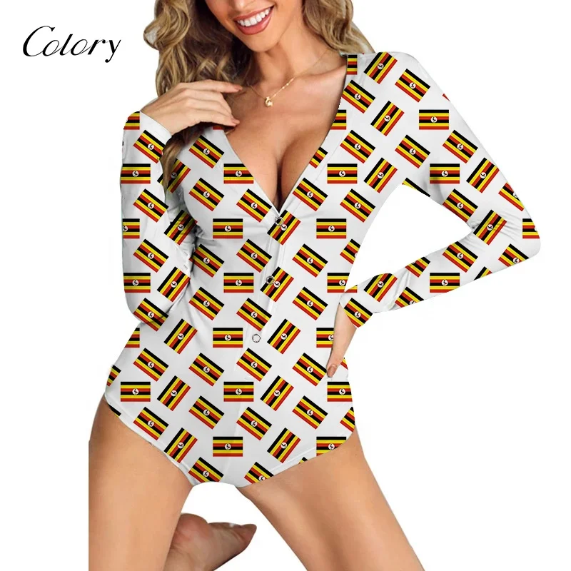 

Colory Fancy Erogenous Leopard Pattern Pajamas Bodycon Stretch Onesie For Women And Ladies, Customized color