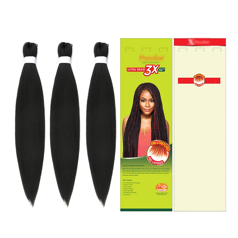 

Free Sample 56 Colors Bulk Manufacture Kinky Wavy Prestreched African Crochet Expressions Hair Extensions For Braids