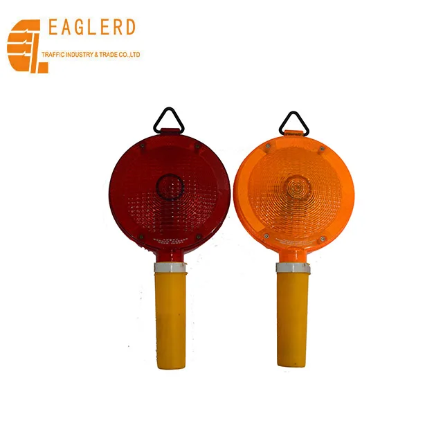 Traffic cone led warning light