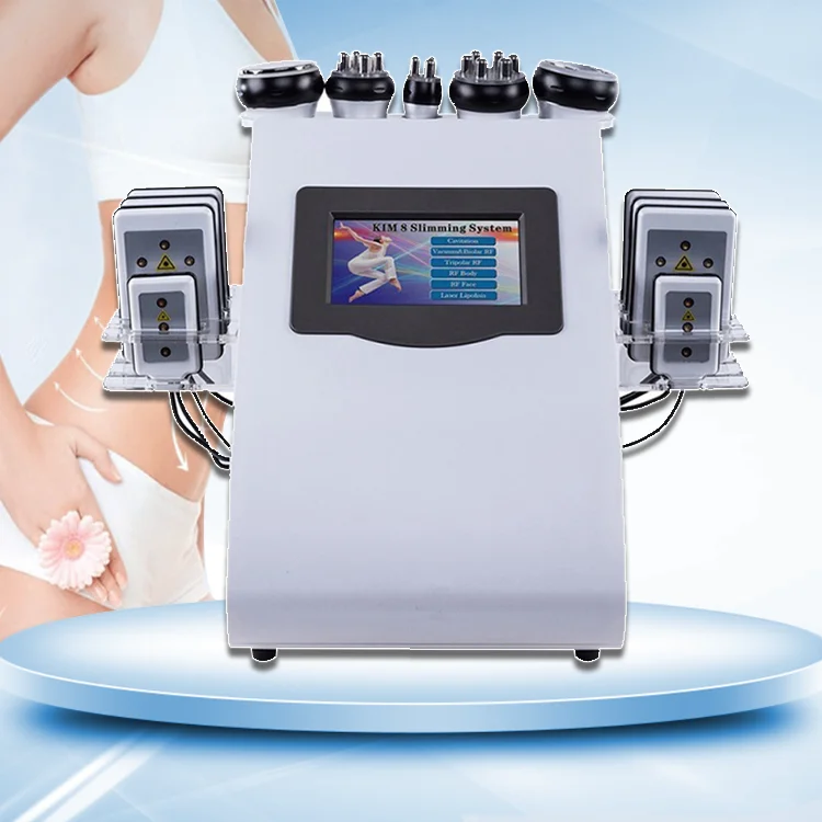

High quality Effectively Multipolar 40K Rf Vacuum Cavitation Weight Loss Body Slimming 6 in 1 Device Cavi-lipo Machine