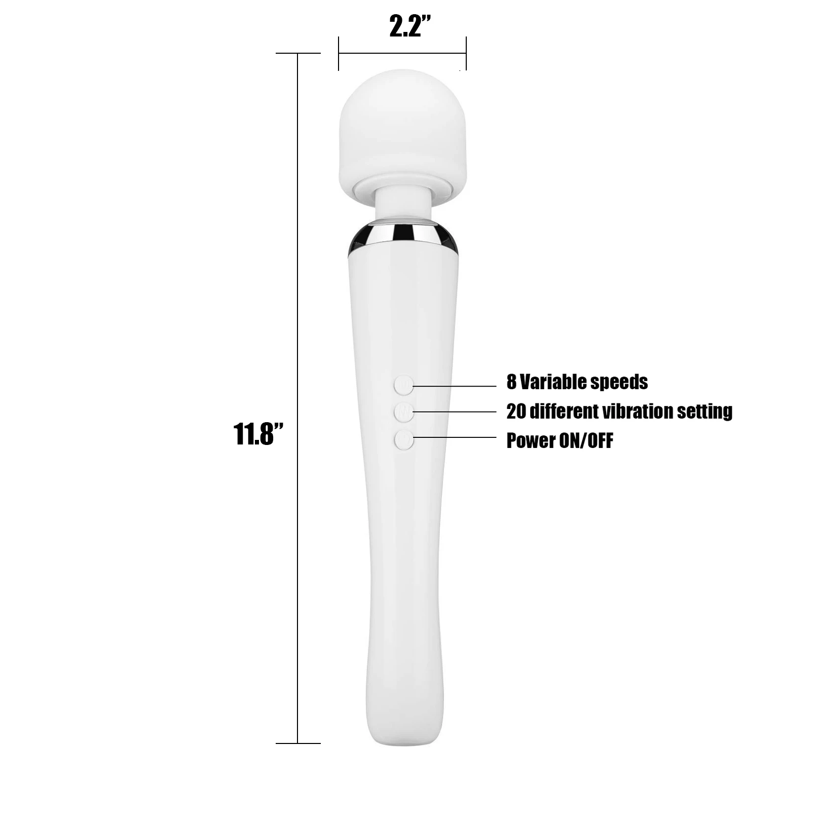 Wireless Electric Handheld Massager Vibrator Hand Back Massager For Full Body Buy Hand Massage