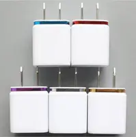 

Free shipping Hot sales new arrived dual usb wall charger for universal mobile phone US EU plug wall adapter