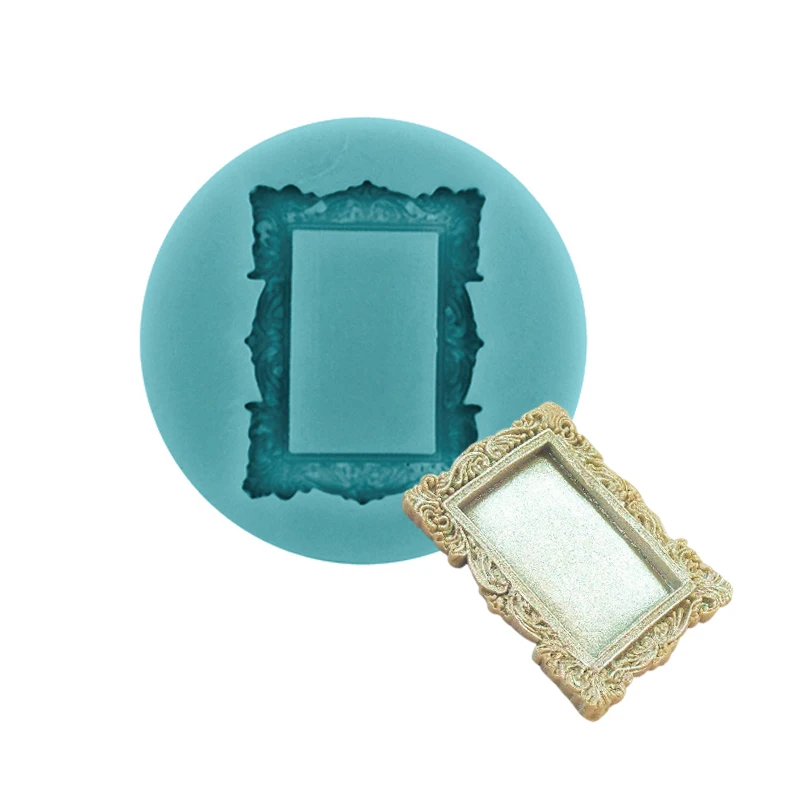 

Food Grade Photo Frame Silicone Mould for Baking, Optional
