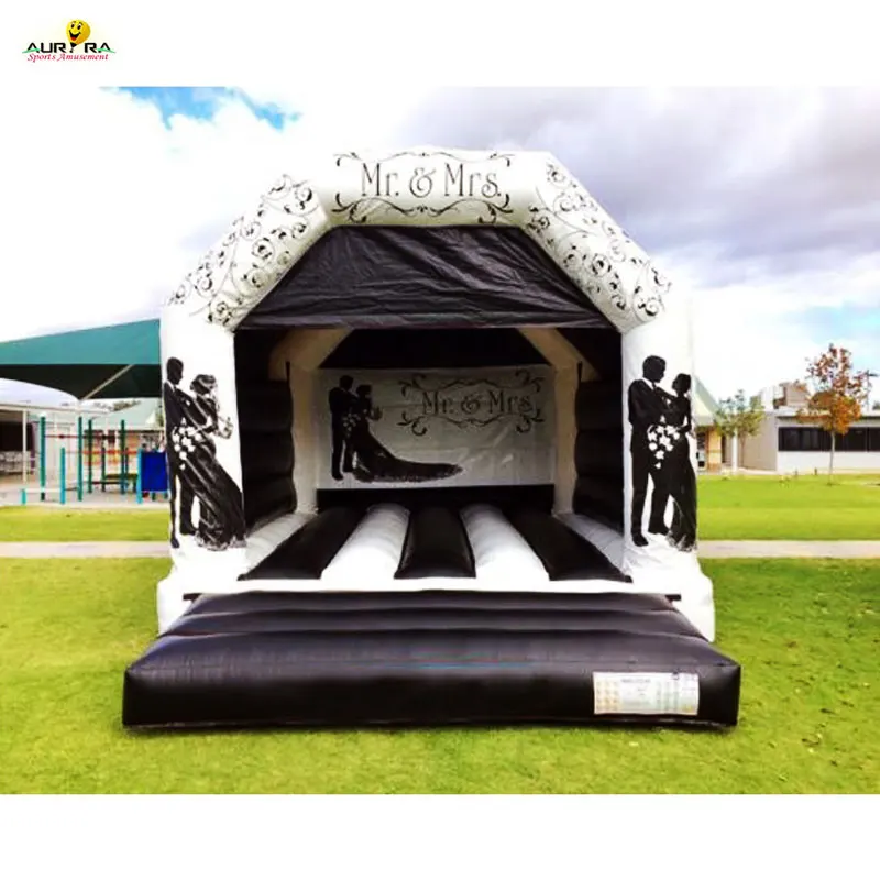 

Inflatable White wedding bounce houses inflatable wedding jumping castle inflatable bouncy castle, Customized