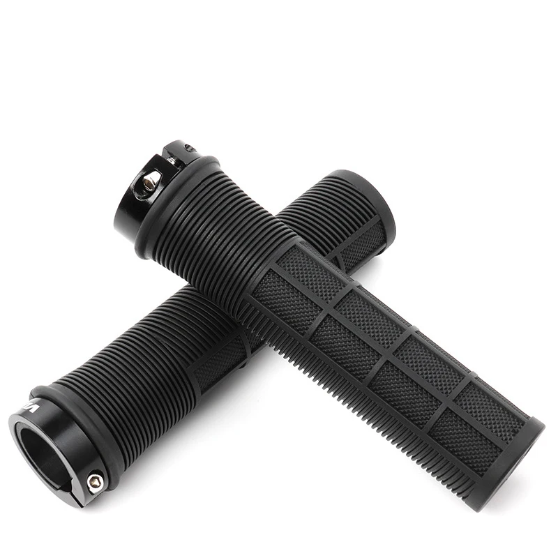 

Bicycle Parts Anti-slip MTB BMX Soft Durable Locking Bike Handlebar Grip, Black