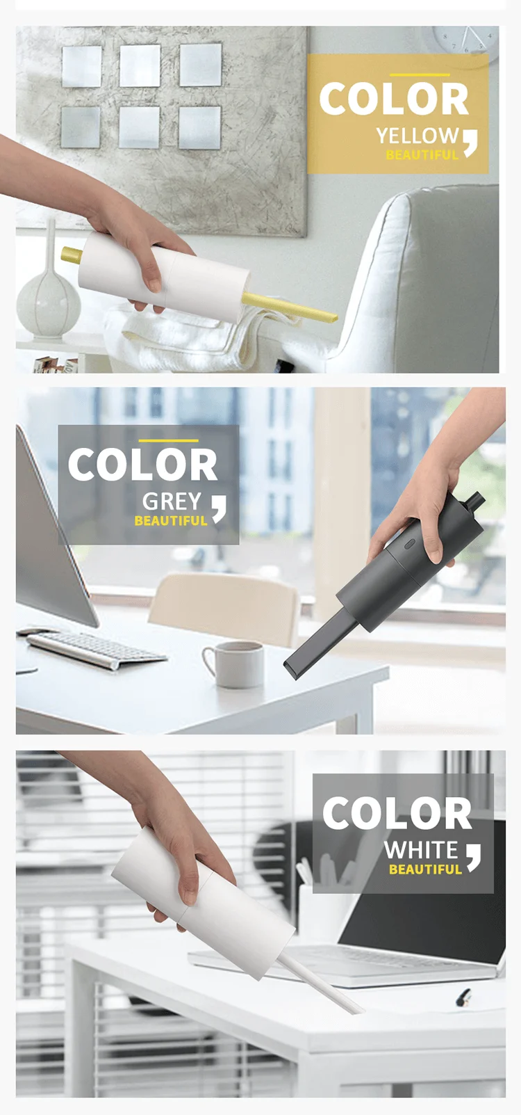 Cordless Handheld Portable Car Mini Vacuum Cleaner