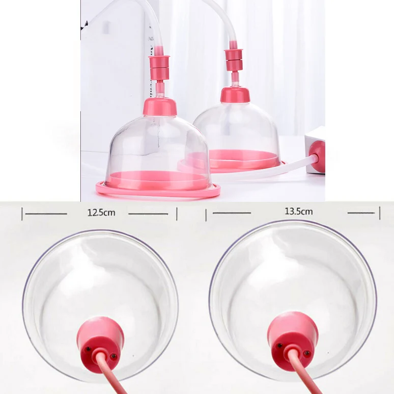 

Electric double cups breast care enlargement cupping relax massage breast vacuum enlargement device