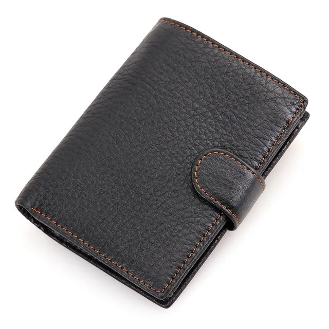 

RFID blocking Men Vintage Genuine Leather Wallet for business, Any color